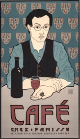 David Lance Goines #65 Cafe Chez Panisse 1980