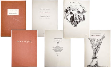 Leonard Baskin ARS Anatomica (13 Lithos) Folio