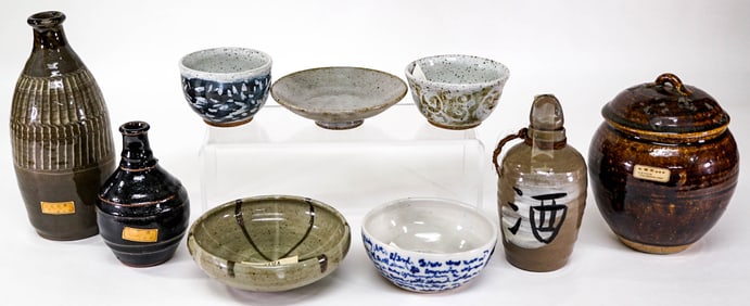 Japanese (11) Pottery Pieces