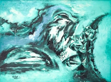 Judson Reynolds Briggs Large Acrylic on Canvas