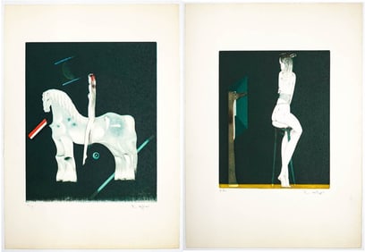 (2) Giovanni Battista De Andreis Mezzotints