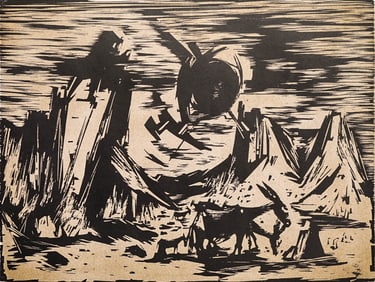 Riko Debenjak S/N Lithograph 'Below the Rocks'