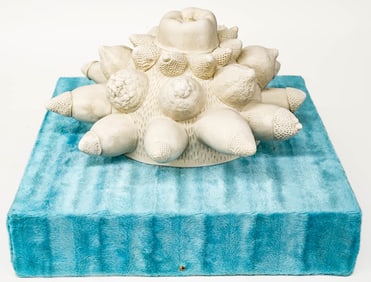 Seaform Ceramic Lamp Unsigned