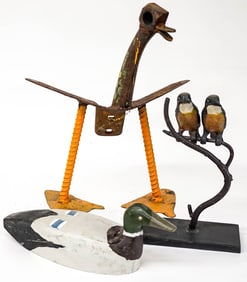Birds, Yard Art, Artisan Estate Lot