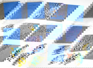 Ron Goeke Porcelain Tropical Fish Tiles