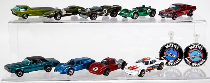 (9) Hot Wheels Redlines