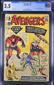 Avengers #2 CGC 3.5