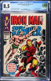 Iron Man and Sub-Mariner #1 (4/68) CGC 8.5