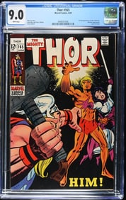 Thor #165 (6/69) CGC 9.0 WHITE PAGES
