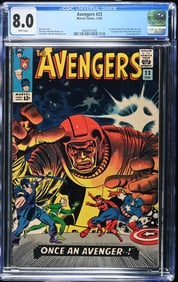 Avengers #23 (12/65) CGC 8.0 WHITE PAGES