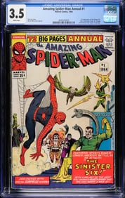 Amazing Spider-Man Annual #1 CGC 3.5