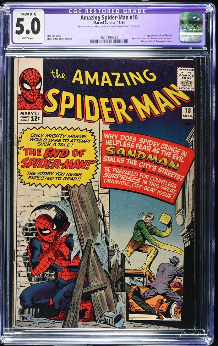 Amazing Spider-Man #18 (11/64) CGC 5.0 (1 of 2)