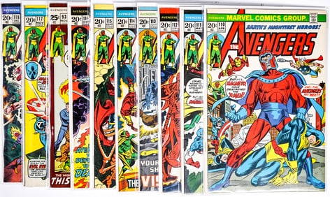 The Avengers Vintage Comic Books (10)