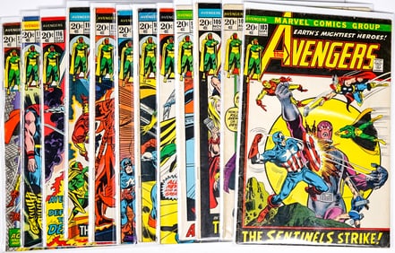 The Avengers Vintage Comic Books (12)