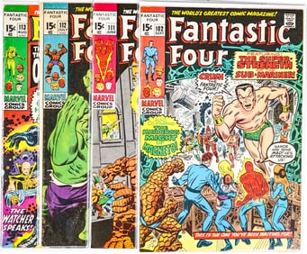 Fantastic Four Vintage Comic Books (4)