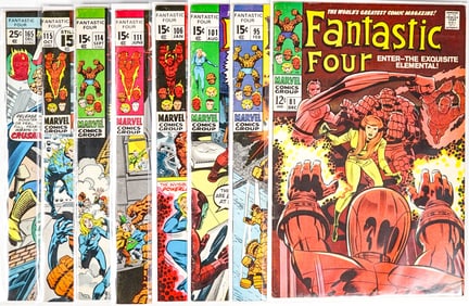 Fantastic Four Vintage Comic Books (8)