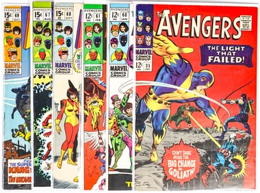 The Avengers Vintage Comic Books (6)