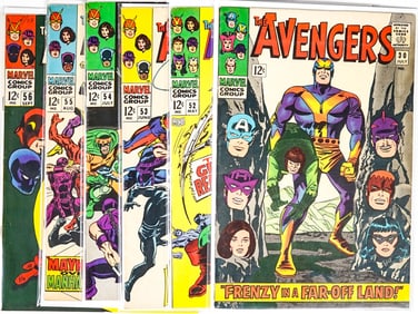 The Avengers Vintage Comic Books (6)