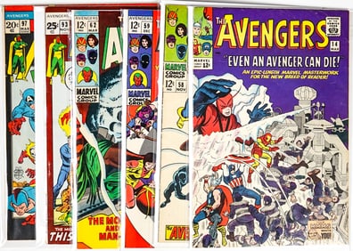 The Avengers Vintage Comic Books (6)