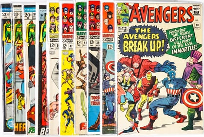 The Avengers Vintage Comic Books (10)