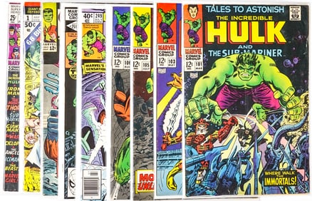The Incredible Hulk Vintage Comic Books (9)