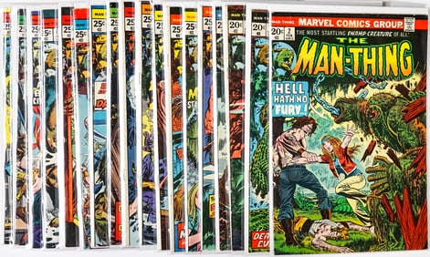 The Man-Thing Vintage Comic Books (18)