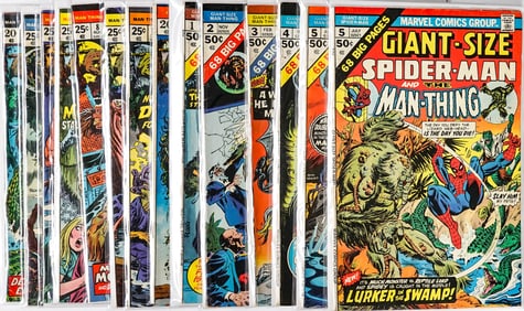 Marvel, The Man-Thing Vintage Comic Books (14)