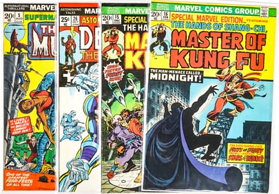 Four Master of Kun Fu Vintage Comic Books (4)