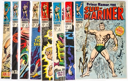 [Marvel] Sub-Mariner Vintage Comic Books (8)