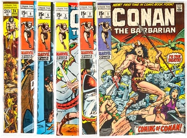 Conan The Barbarian Vintage Comic Books (6)