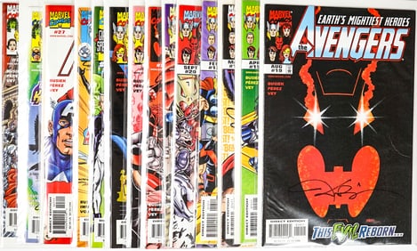 KURT BUSIEK (b. 1960) Hand Signed Comics (14)