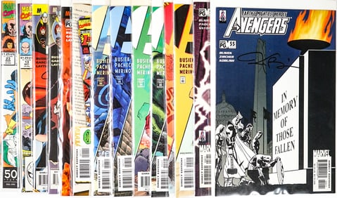 KURT BUSIEK (b. 1960) Hand Signed Comics (14)