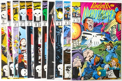 (11) The Punisher Artist SIGNED Comic Books