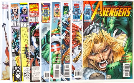 (9) Marvel Artist SIGNED Comic Books