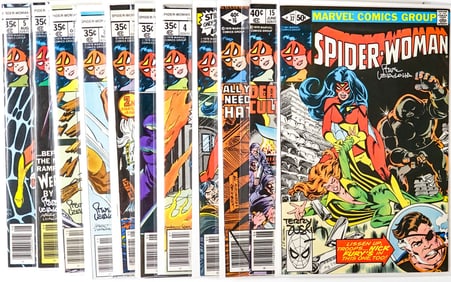 Spider-Woman Artist Signed Comic Books (11)
