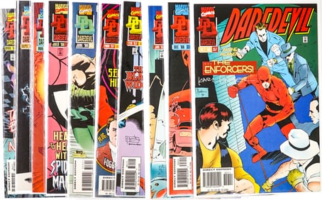 (10) Daredevil Comic Books Signed by K. Kesel