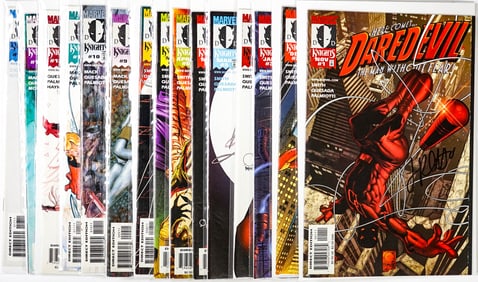 (15) Daredevil Comic Books Signed Jimmy Palmiotti