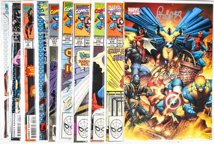 (10) Marvel Artist SIGNED Comic Books