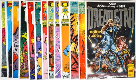 Jim Starlin SIGNED Dreadstar No. 23-32, +++