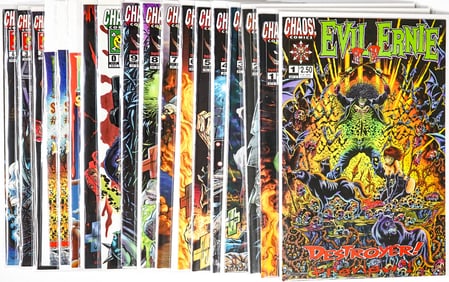 EVIL ERNIE Comic Books (18) with Rarities