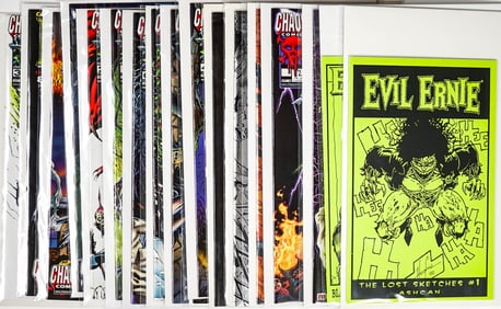 EVIL ERNIE Comic Books (18) with Rarities