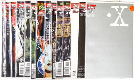 X-Files Comic Books (7) SIGNED-(14 Pcs Total)