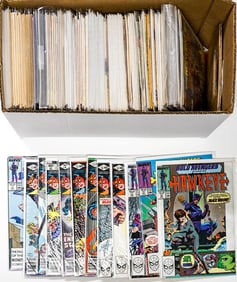 Short White Box of Assorted Comic Books