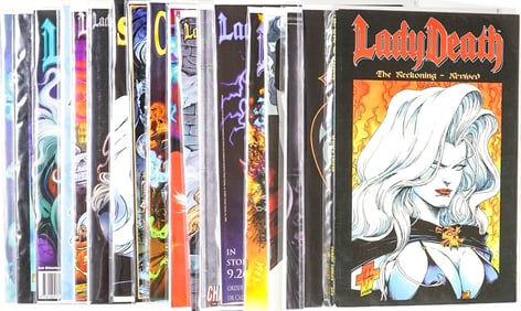 Lady Death Comic Books (18). NM-MT/MT