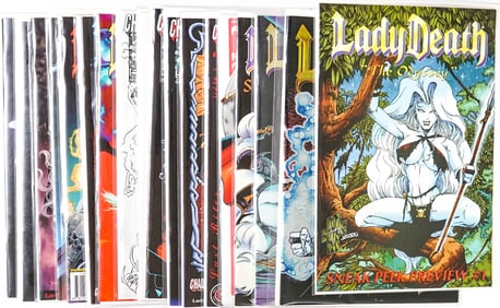 Lady Death Comic Books (18) NM-MT/MT