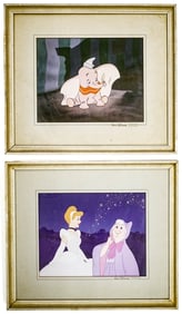 (2) Disney Classics Lithograph Cel Prints
