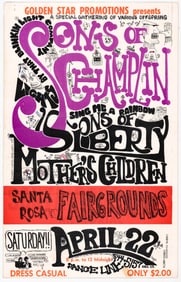 The Sons of Champlin Original Concert Poster