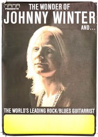 Johnny Winter Original Vintage Poster