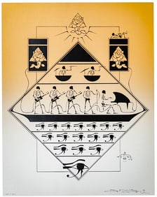 1978 Stanley Mouse Grateful Dead Egypt Signed LE P