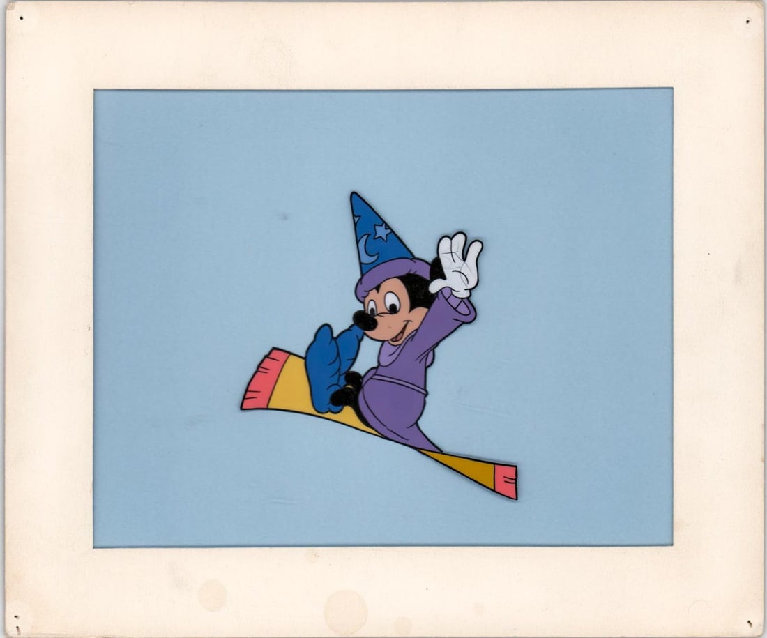 Mickey Mouse [Fantasia] Original Animation Cel (1 of 3)